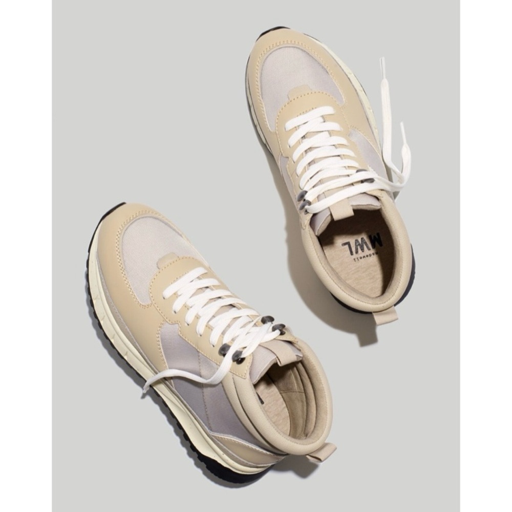 NEW Madewell The Sneaker Boot Washed Nubuck